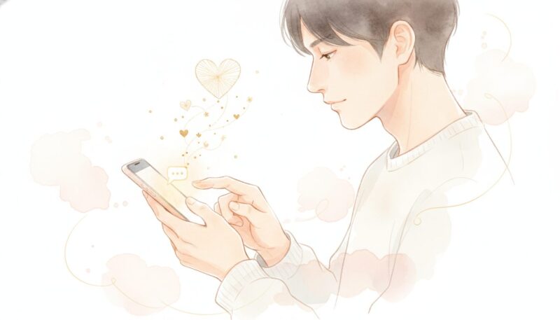 彼のLINEから見抜く「本命」のメッセージ