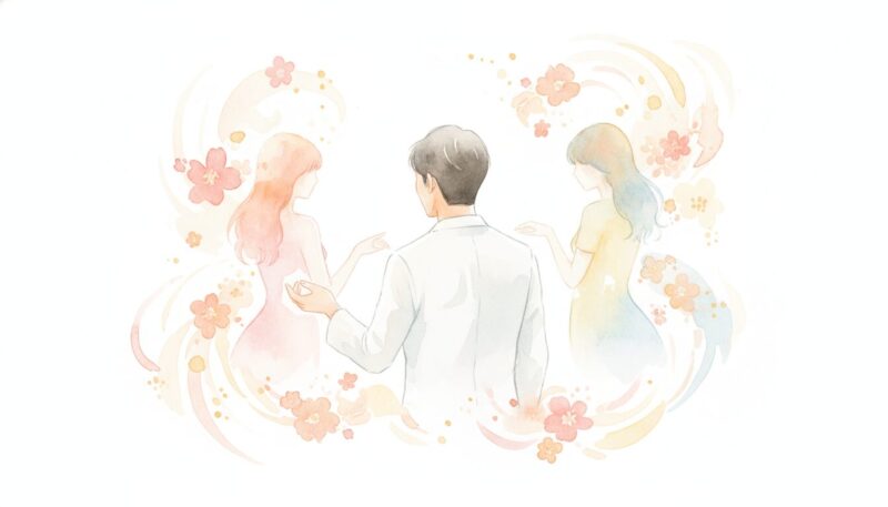 本命だけに見せる笑顔と、誰にでも見せる笑顔の見極め